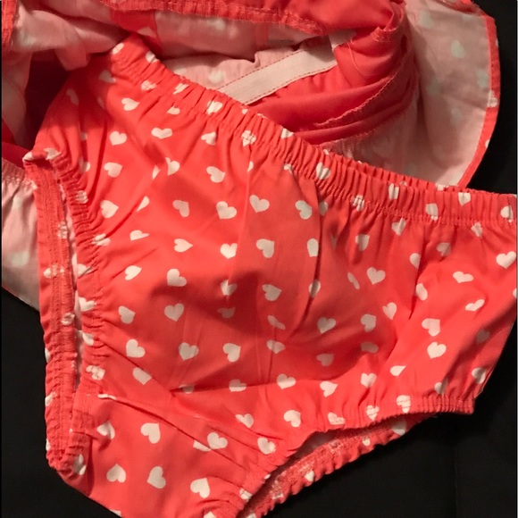 Precious Orange & White Heart Belted Dress - Picture 3 of 4